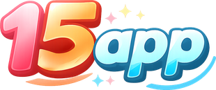 15 app এর সোনালি লোগো